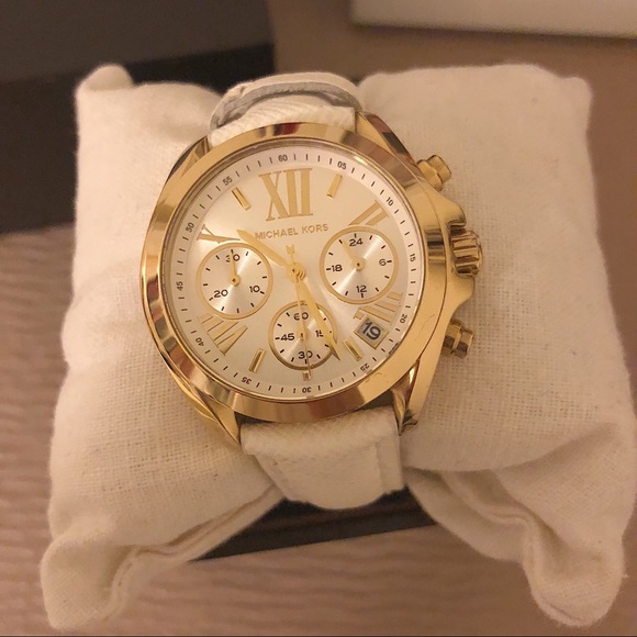 Michael Kors Accessories - MICHAEL KORS white strap watch ✨
